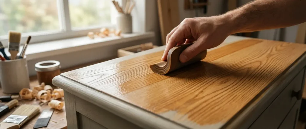 La peinture effet bois transforme un meuble avec un veinage discret ; la préparation du support et l’essai du motif restent déterminants.