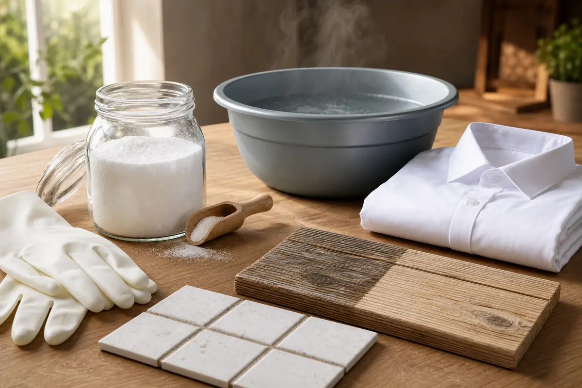 Percarbonate de soude : utilisations, dosages et précautions