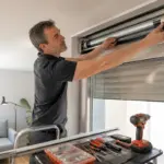 Volet roulant motorisé dans un logement : les forfaits de pose varient selon qu’il s’agit de remplacer un moteur ou de motoriser un volet manuel.