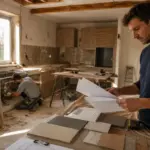 La rénovation d’une cuisine commence par un état des lieux des meubles, du plan de travail et des équipements à chiffrer.